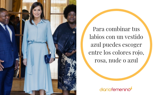 Los labiales más indicados para tu vestido azul